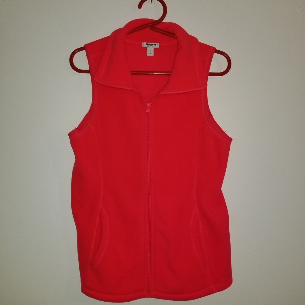 Neon pink active vest